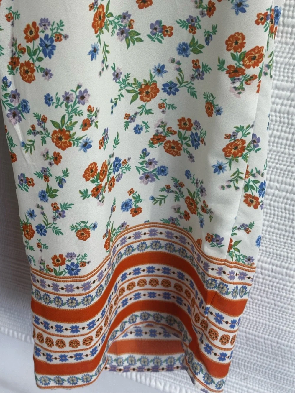 NWT Floral Halter Jumpsuit Cottagecore Boho Wide Leg Romper Active USA Small - Picture 3 of 11